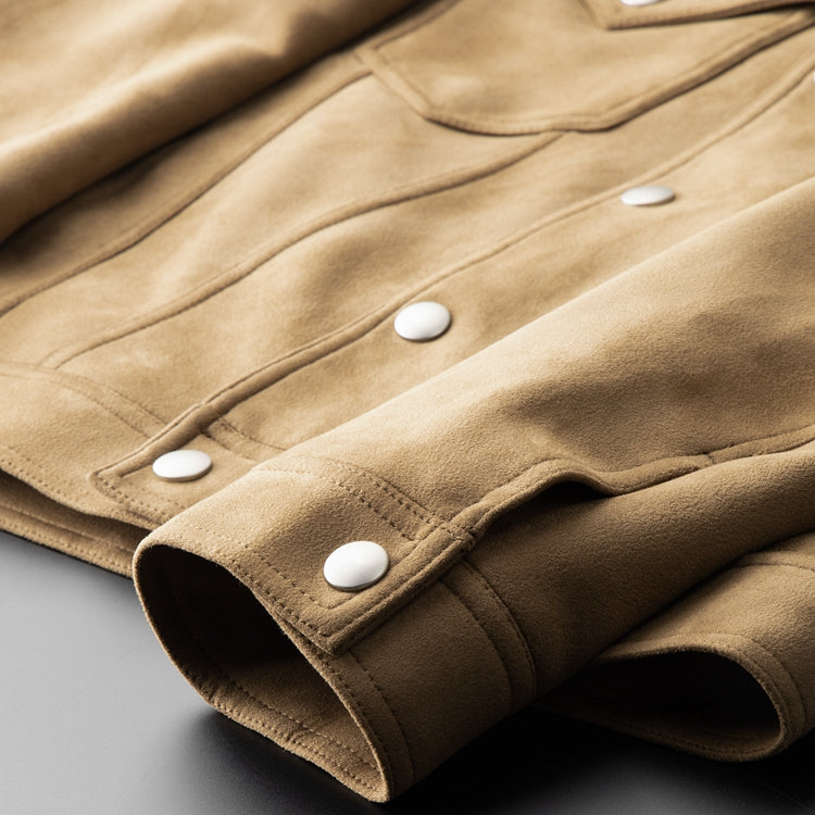 Suède Look Férfi Kabát – Rafael