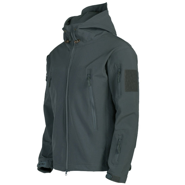 Férfi Softshell Kabát Kapucnival - Titan