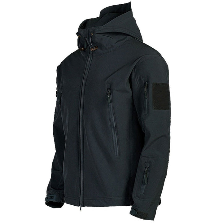 Férfi Softshell Kabát Kapucnival - Titan