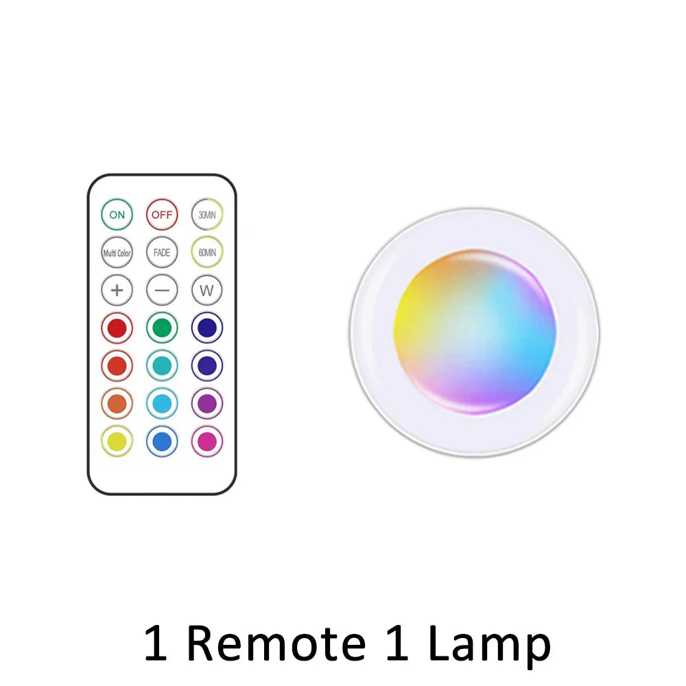 Vezeték nélküli RGB LED Aljzati világítás - GlowyLed