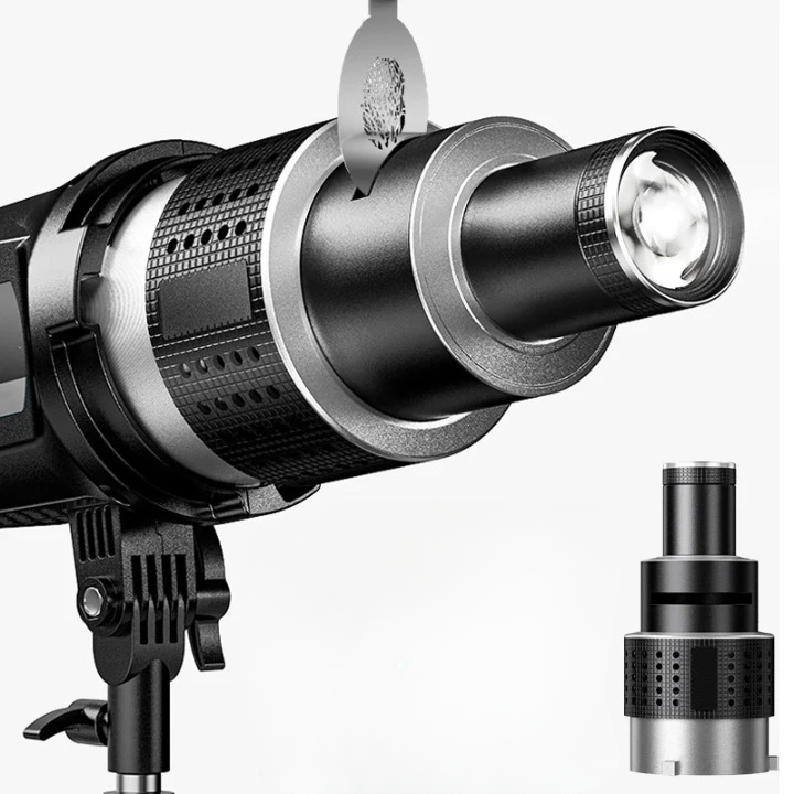 Optikai reflektor kúpos lencse készlet 35 gobóval és Bowens rögzítéssel – Lumina