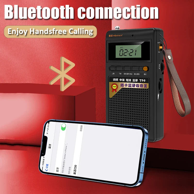 Hordozható Bluetooth Rádió és MP3-lejátszó - SoundPocket Mini