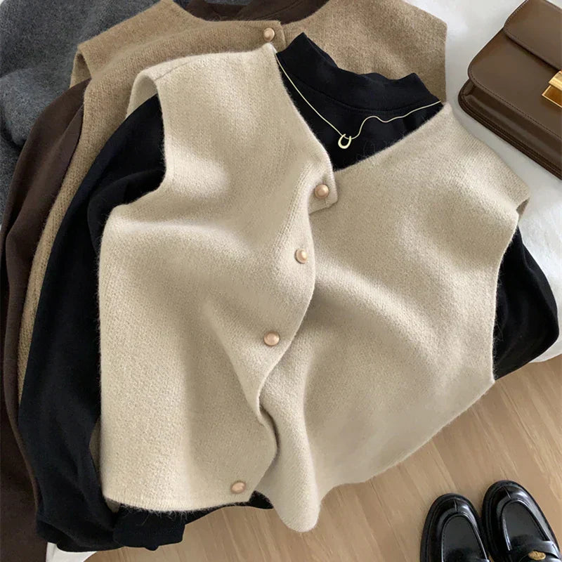 Merinowolen Damesgilet – Solveig