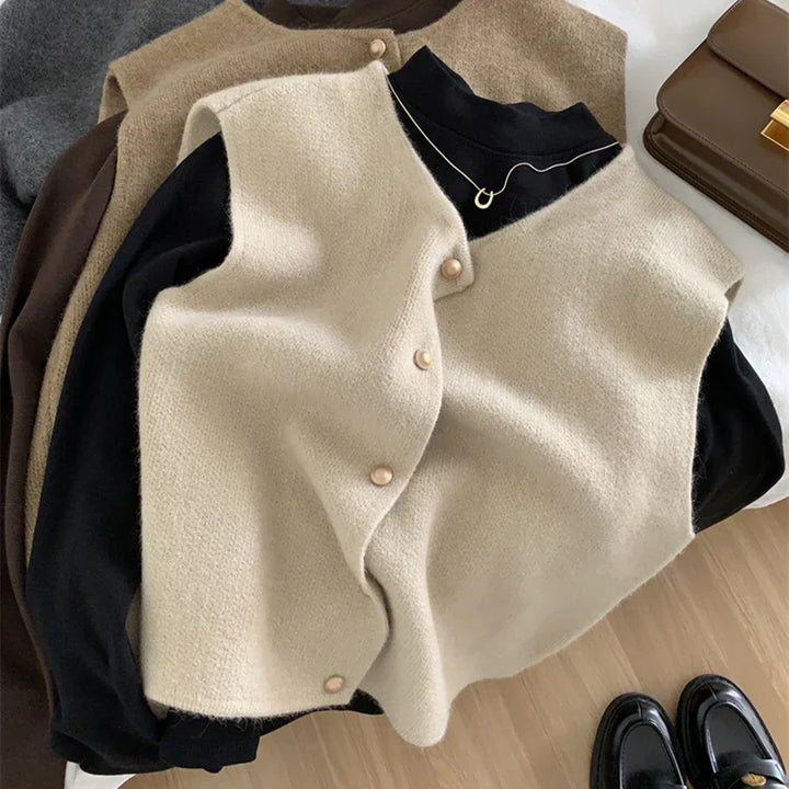 Merinowolen Damesgilet – Solveig