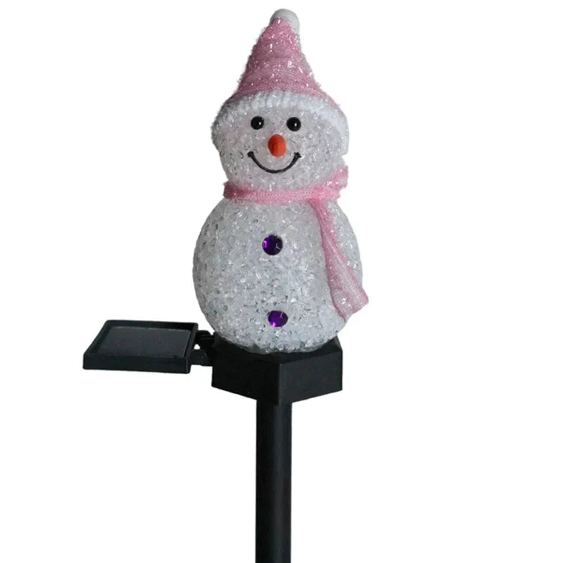 Napelem energia Hóember Lámpa - SolarSnow