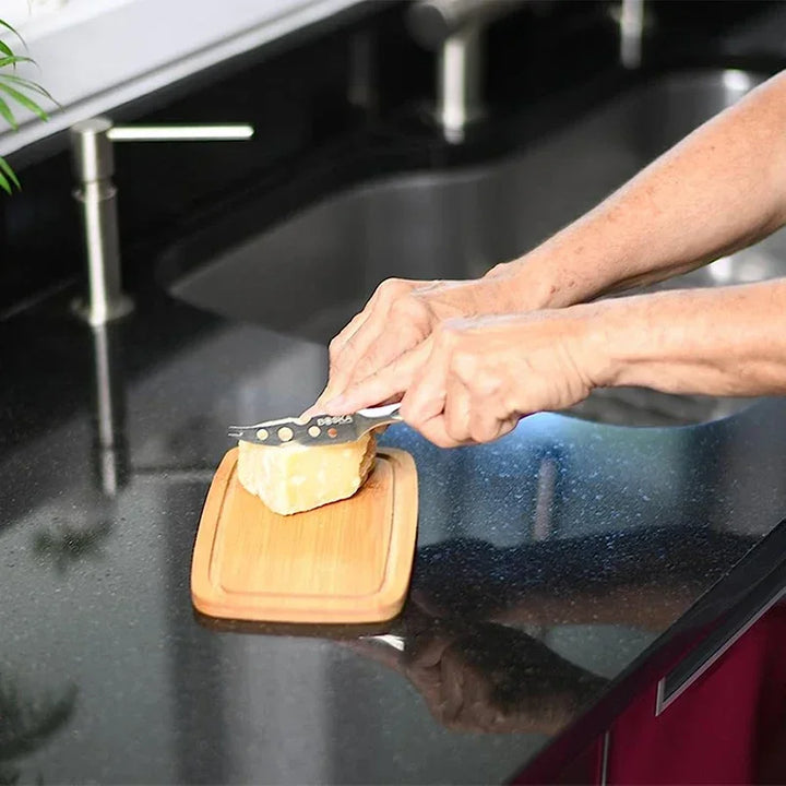 Téglalap alakú vajtartó bambusz fedéllel - FreshSeal