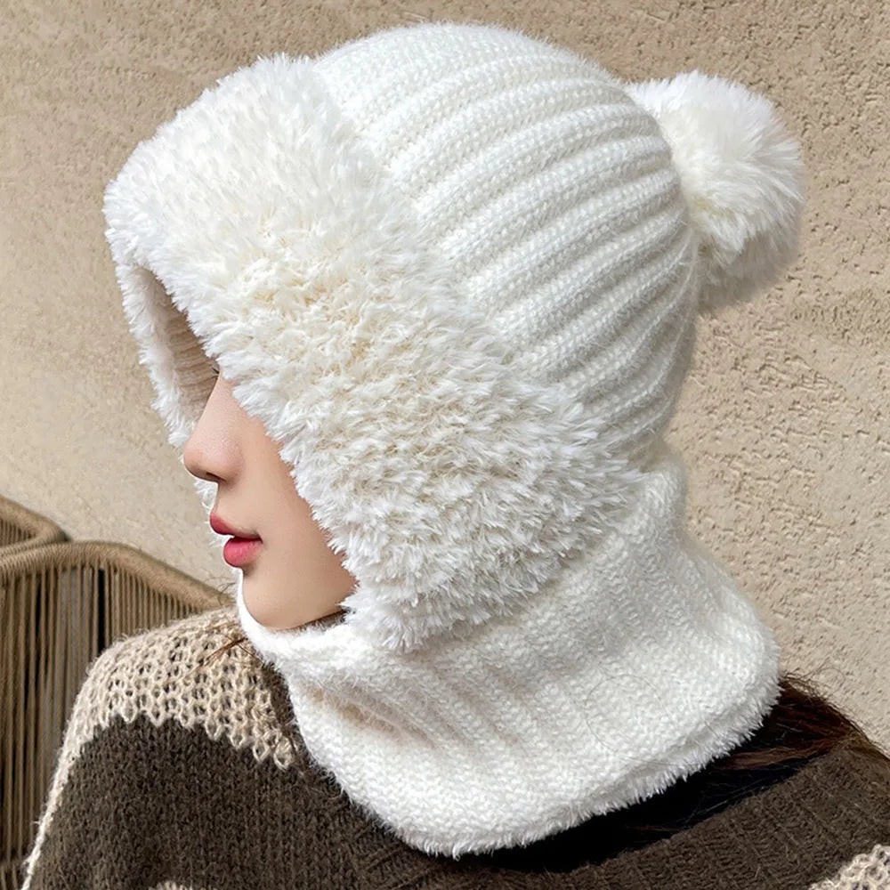 Puhat fleece téli sapka - Kimberly