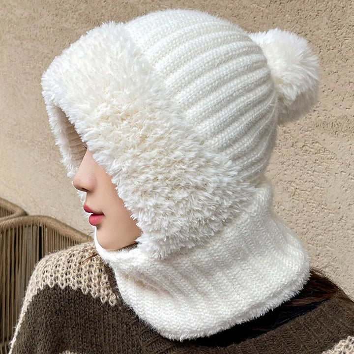 Puhat fleece téli sapka - Kimberly