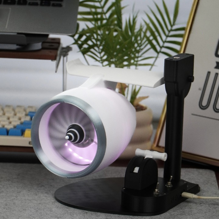 Turbojet ventilátoros ködölő párásító RGB világítással – AeroMist