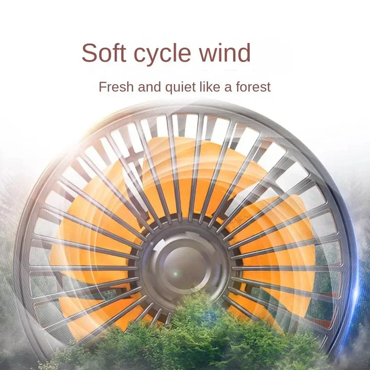 360° állítható 3-fejű autós ventilátor USB/12V/24V – AirFlow