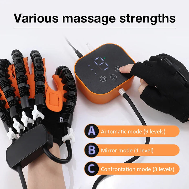 3 az 1-ben elektromos rehabilitációs kesztyű stroke utáni felépüléshez és kézterápiához – Soren