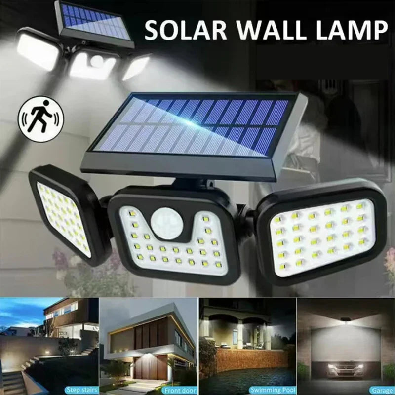 Napelemes Fali Lámpa - EcoBright