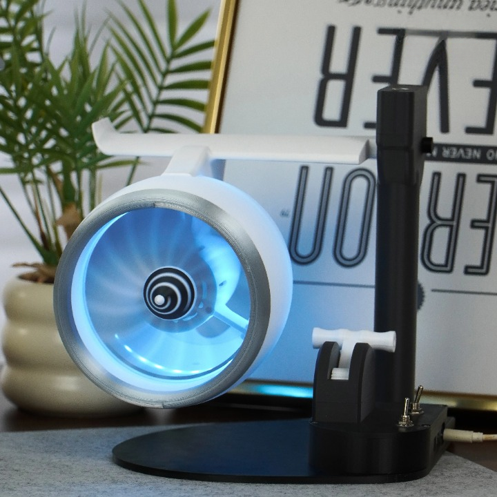 Turbojet ventilátoros ködölő párásító RGB világítással – AeroMist