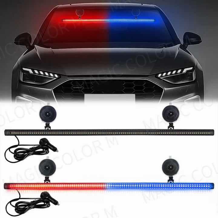 96 LED Stroboszkóp Fénycsík – Veyra – (Autós Vészjelző)