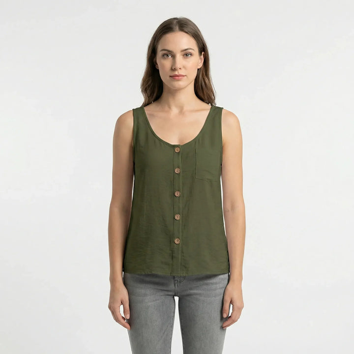 Schlanker Damen Tanktop Schnitt - Caroline