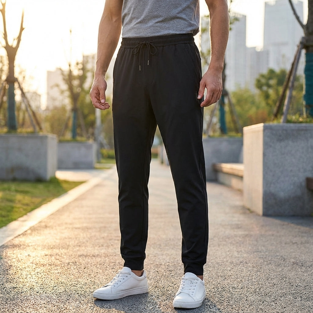 Schlichte Einfarbige Freizeithose - Garth