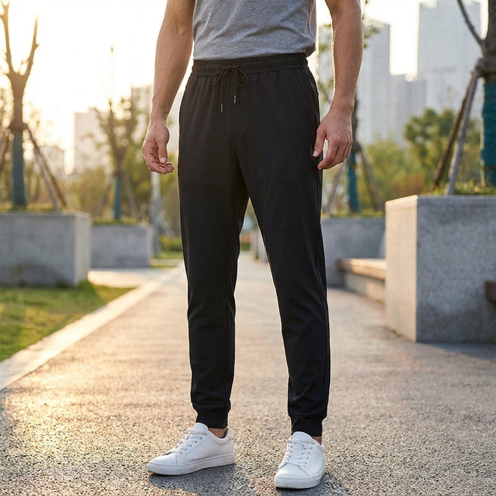 Schlichte Einfarbige Freizeithose - Garth