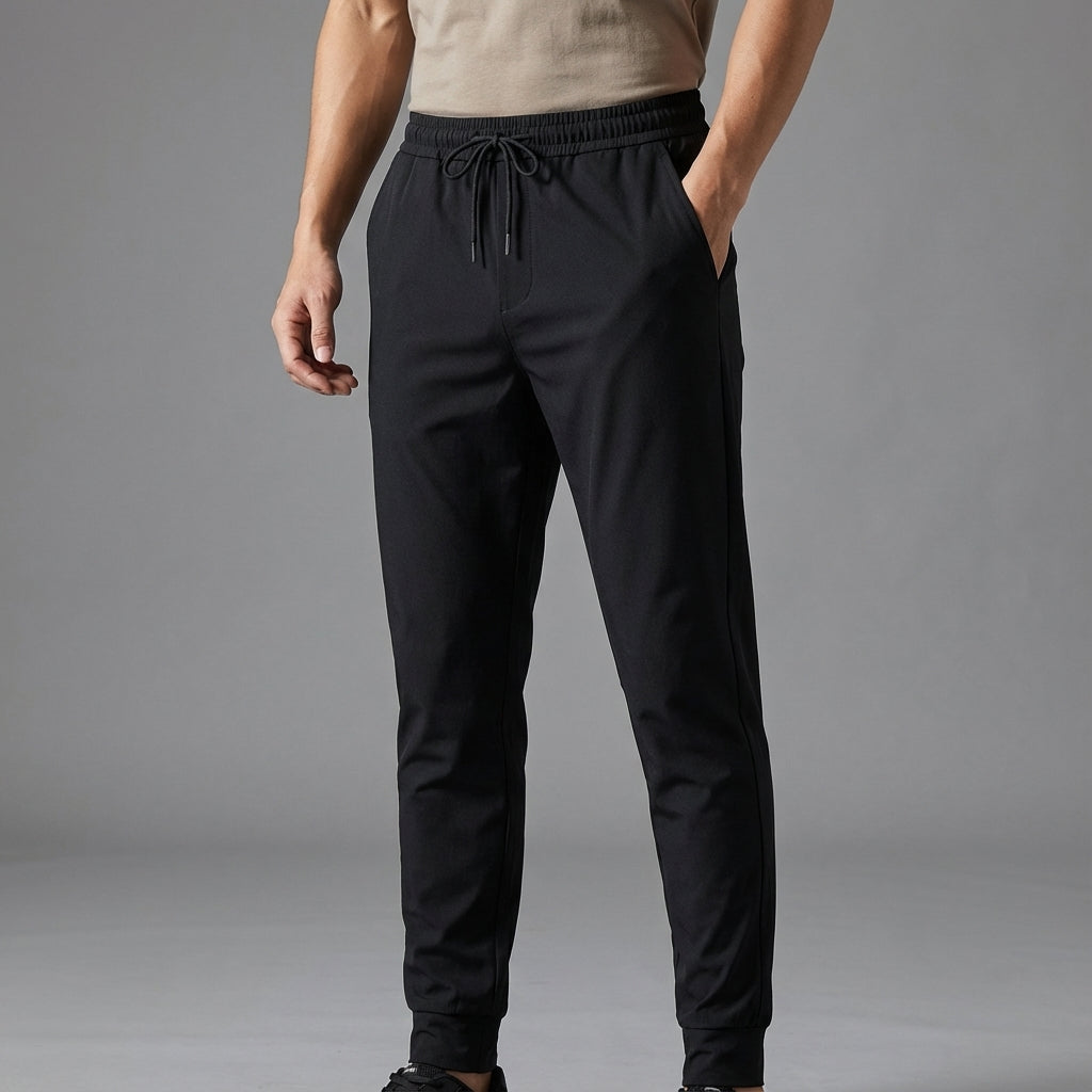 Schlichte Einfarbige Freizeithose - Garth