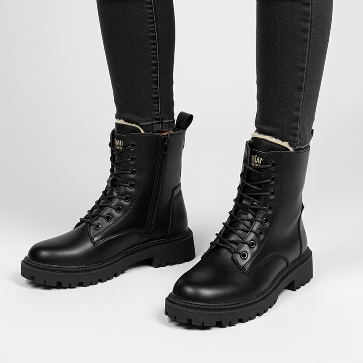 Schwarze Winterstiefel - Sarah