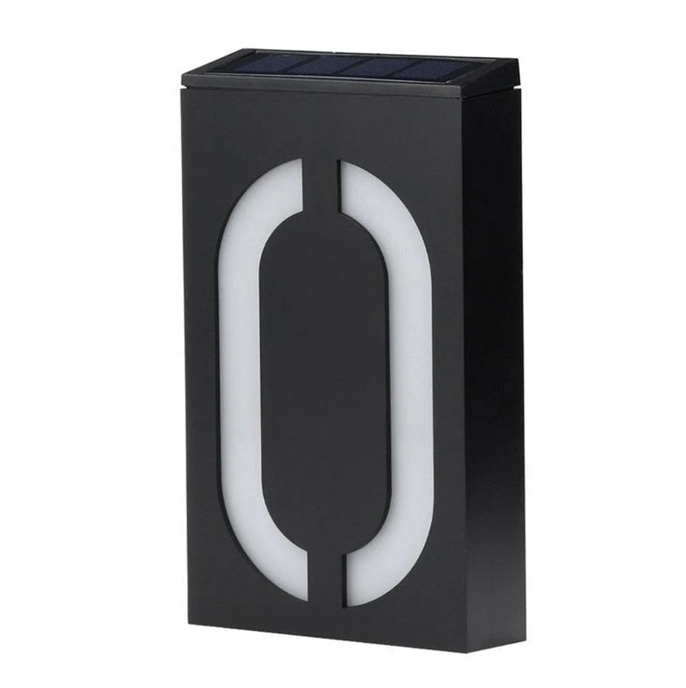 Napelemről működő világító házszám - SolarSign