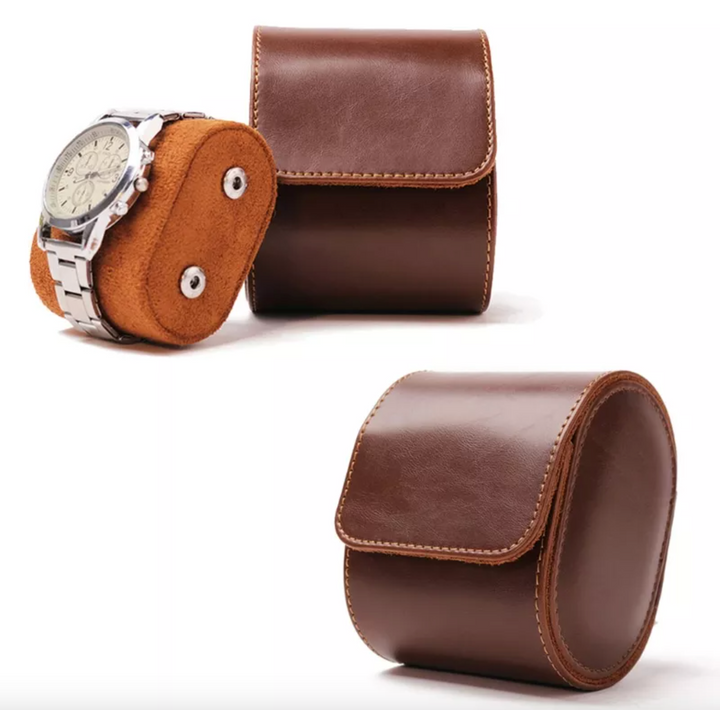 Vintage bőr óratartó
