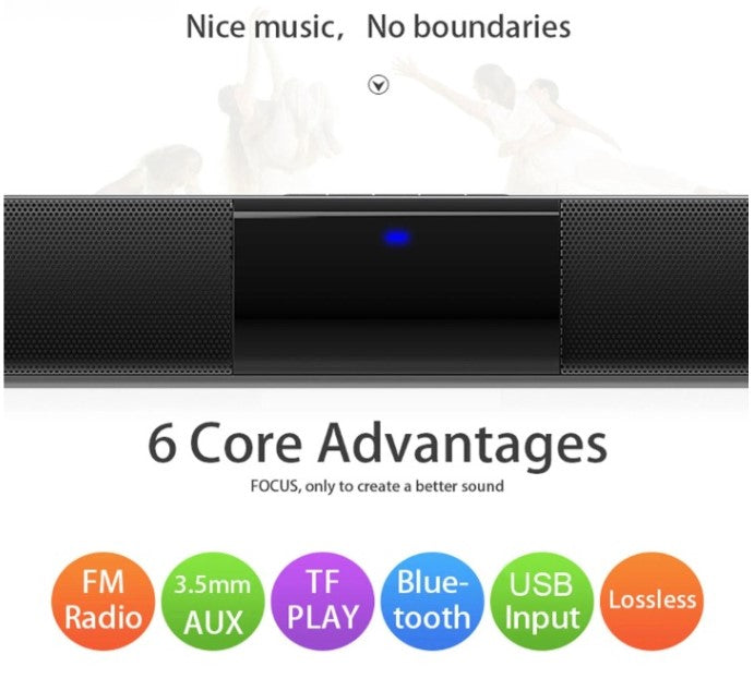 Vezeték nélküli Bluetooth hangszóró sztereo rendszer FM és USB – CineWave