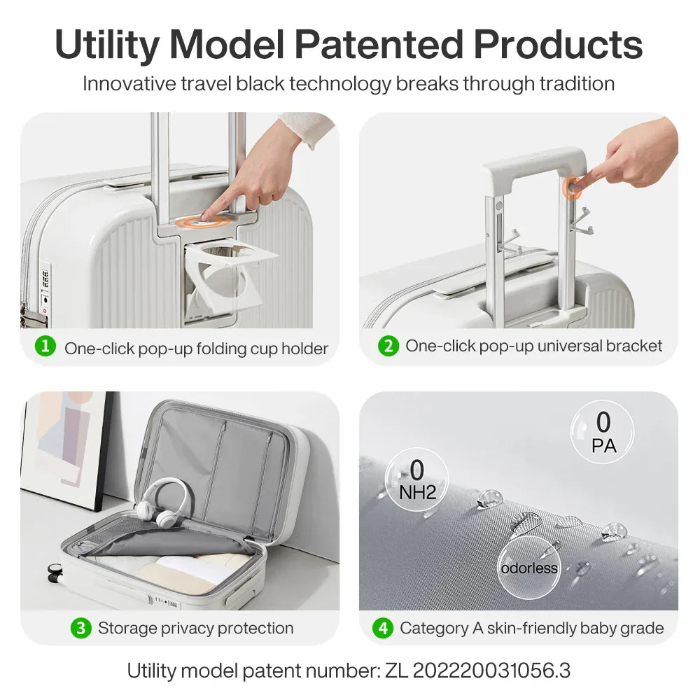 Kemény burkolatú bőrönd – Lyon