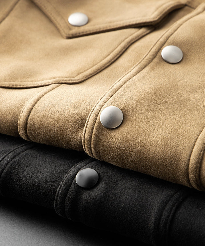 Suède Look Férfi Kabát – Rafael