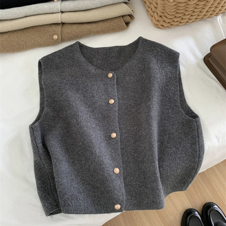 Merinowolen Damesgilet – Solveig