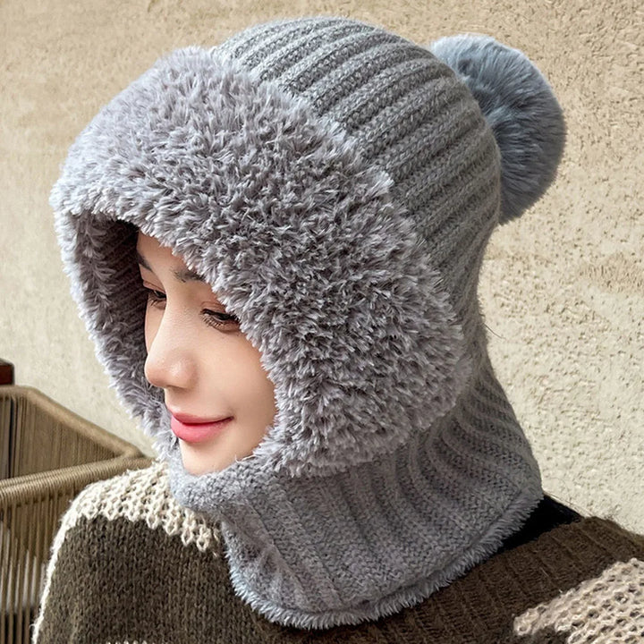 Puhat fleece téli sapka - Kimberly