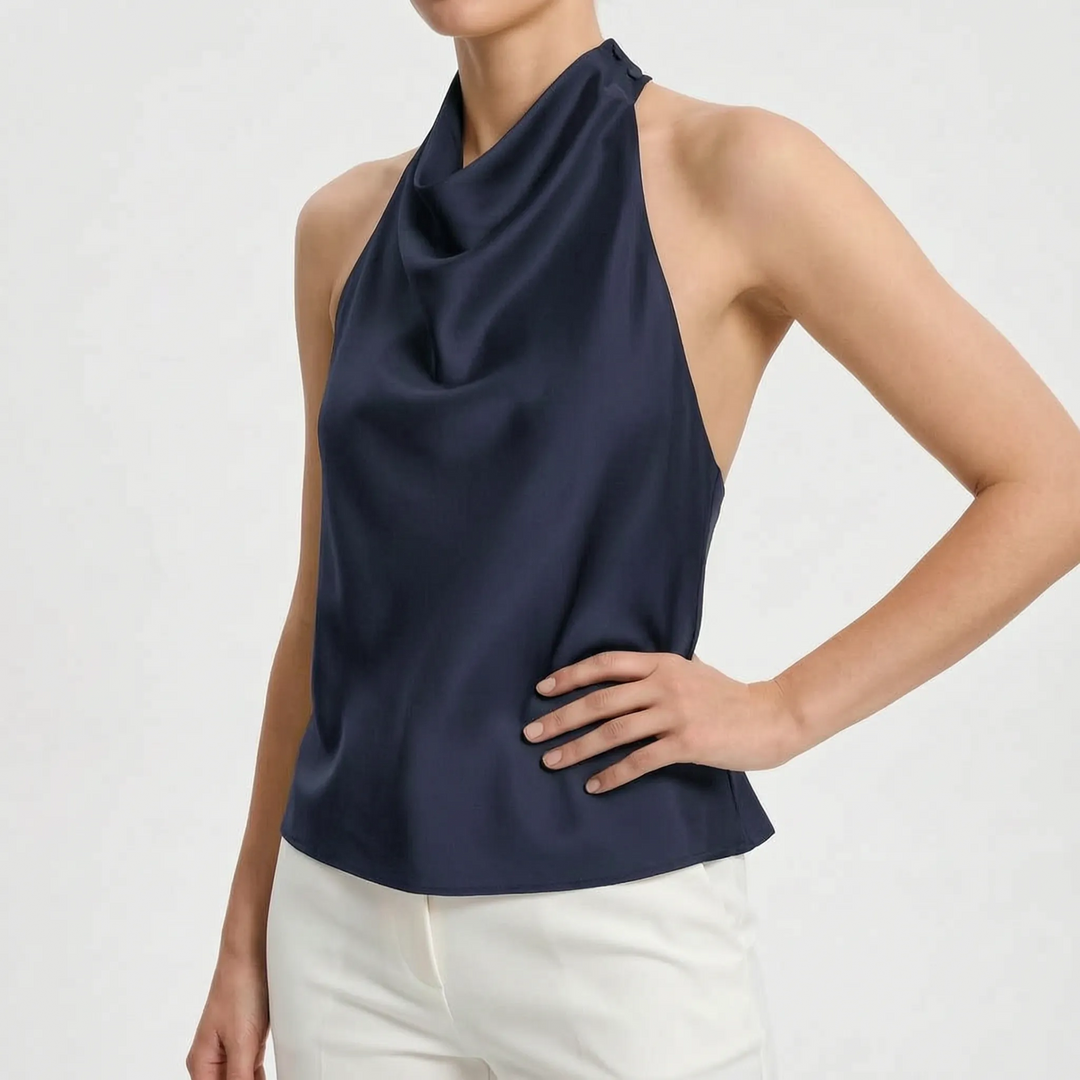 Sleeveless Halter Top -  Sandra