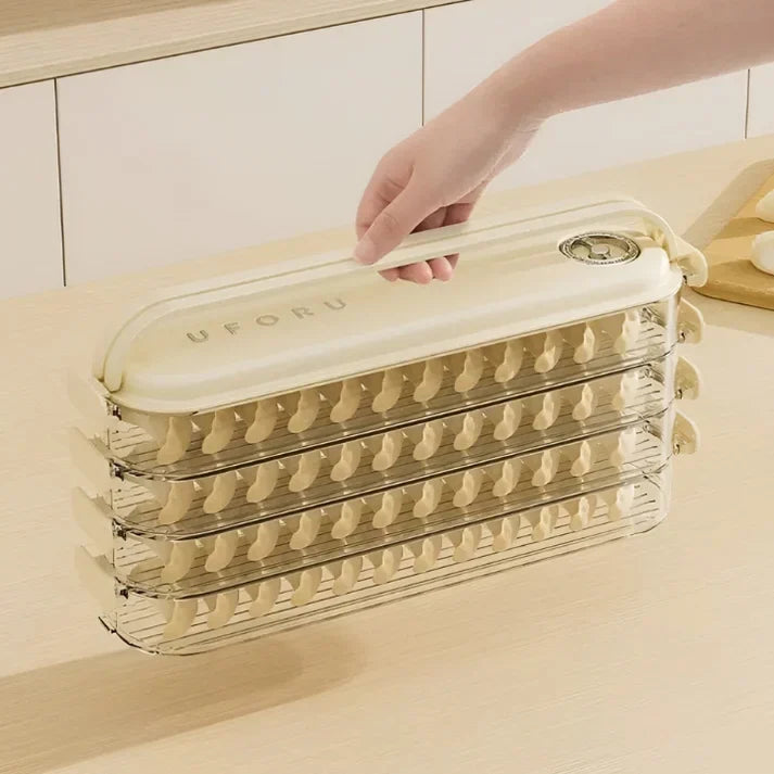Stapelbare tárolódoboz fedéllel - FridgeStack