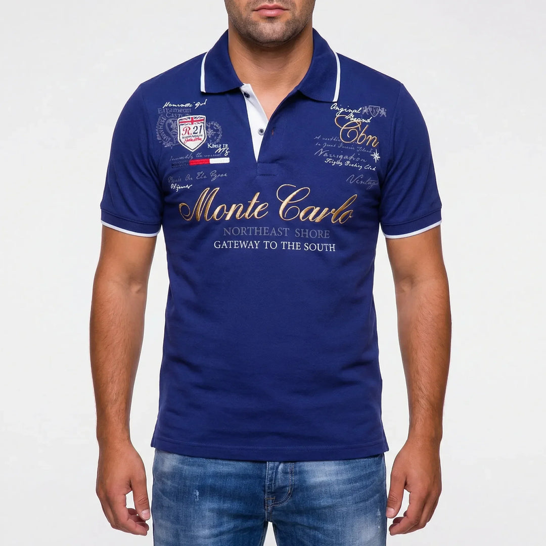 Sportief-Elegante Polo Met Kraag - Blake