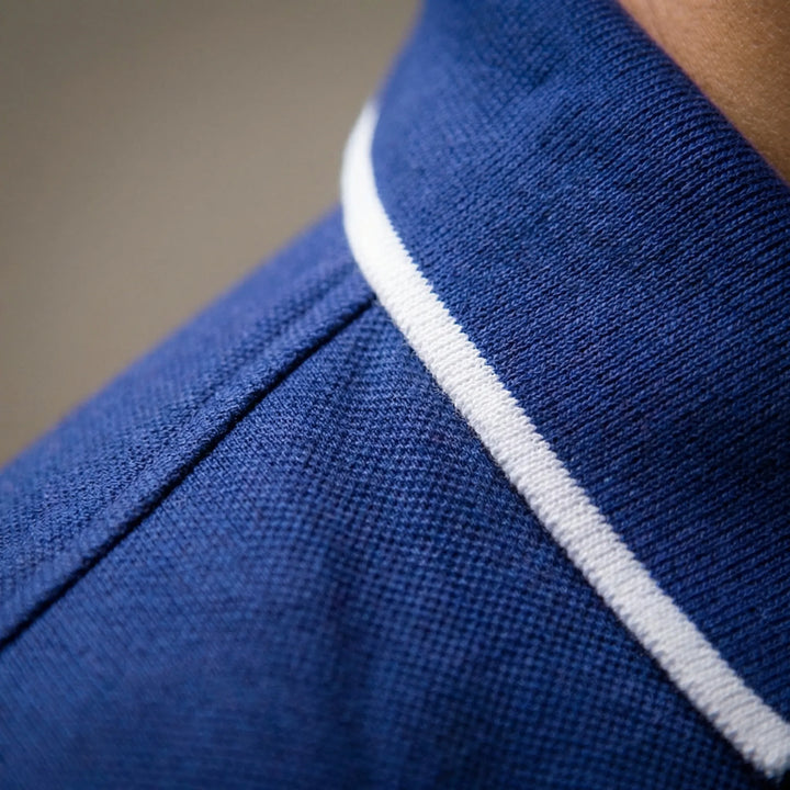 Sportief-Elegante Polo Met Kraag - Blake