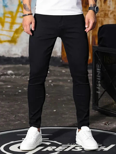 Divatos Slim Fit Farmernadrág Férfiaknak - Finn