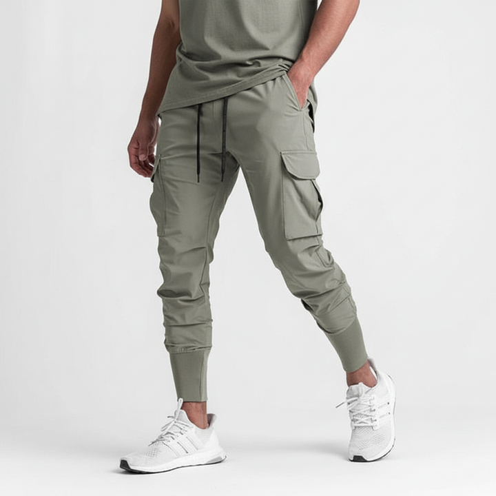 Stretchstoff Joggerhose Mit Taschen -  Francis