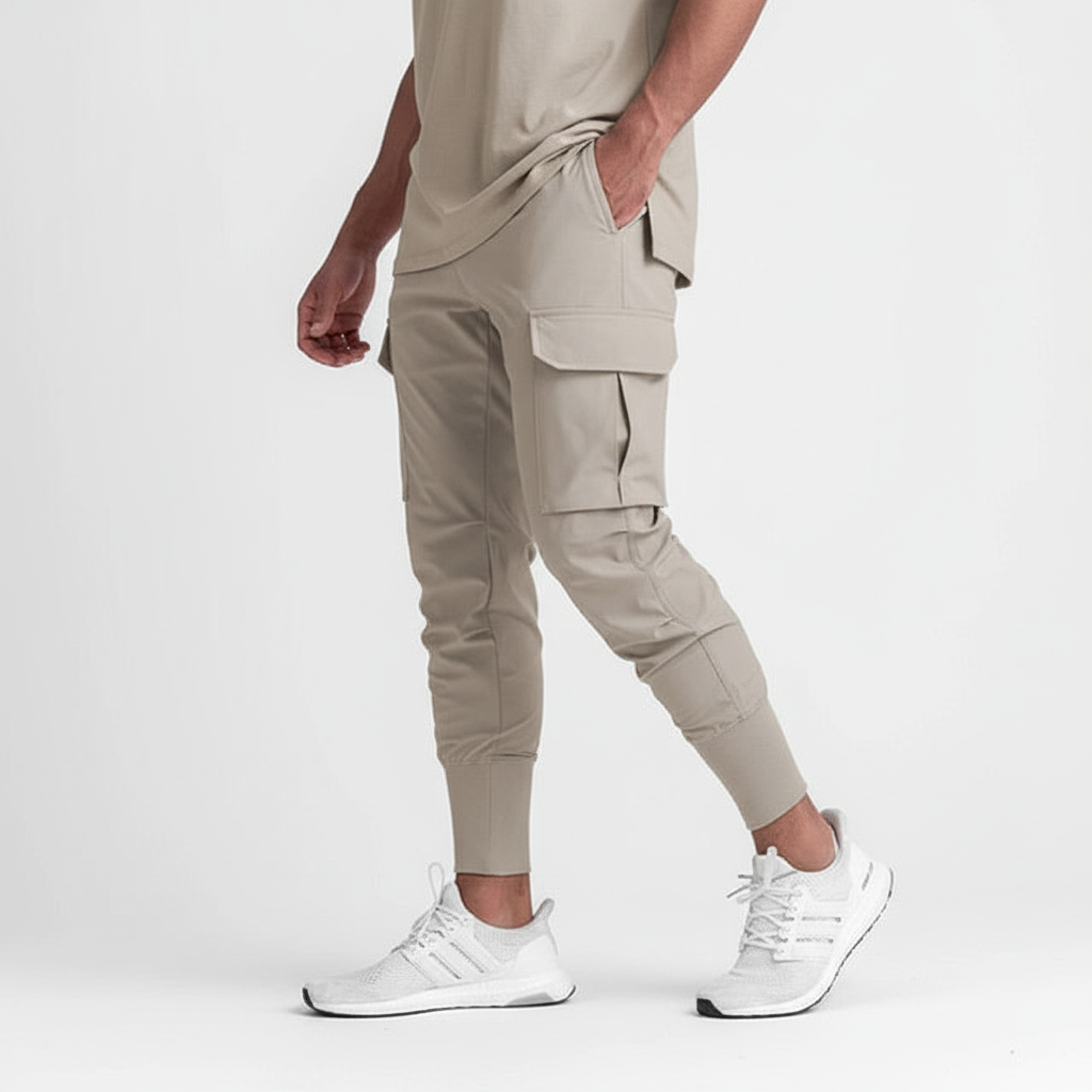 Stretchstoff Joggerhose Mit Taschen -  Francis