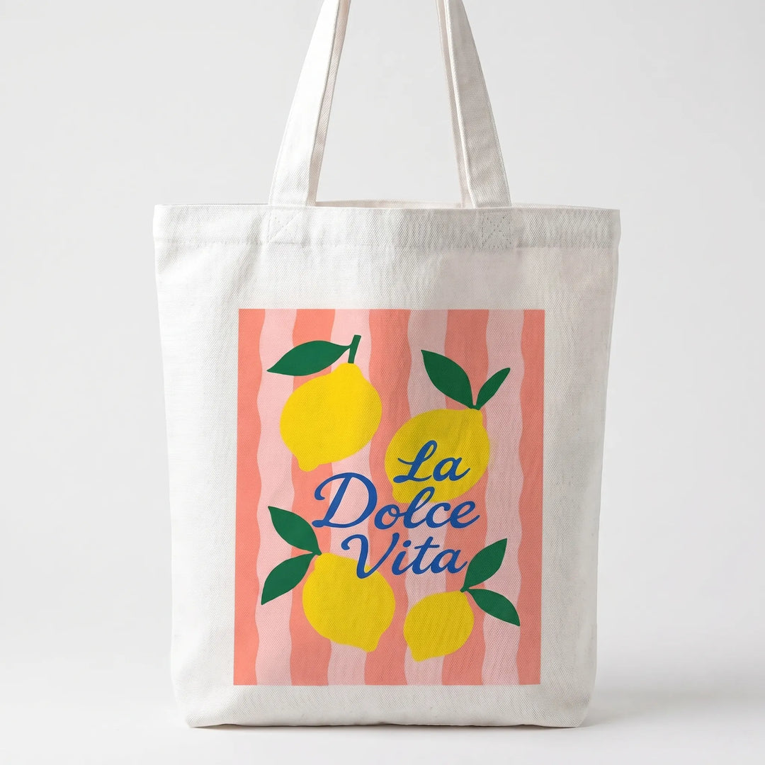 Színes Vászontáska Mintával - Jovia