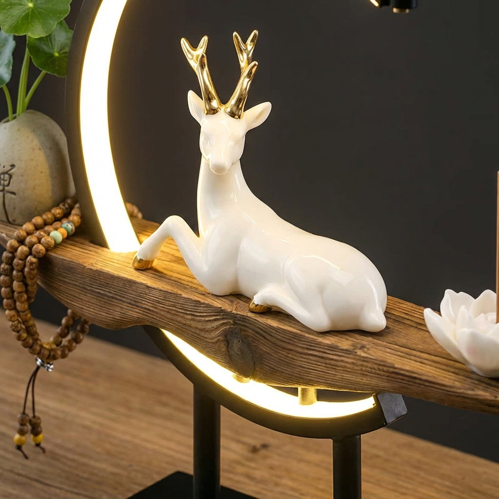 Tabletop Decorative Lamp Sculpture - Lunareve