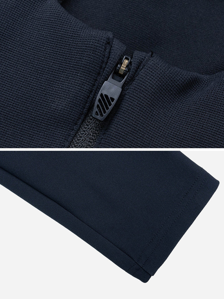 Thermische Kapuzenjacke Mit Halber Reißverschluß - Brandon