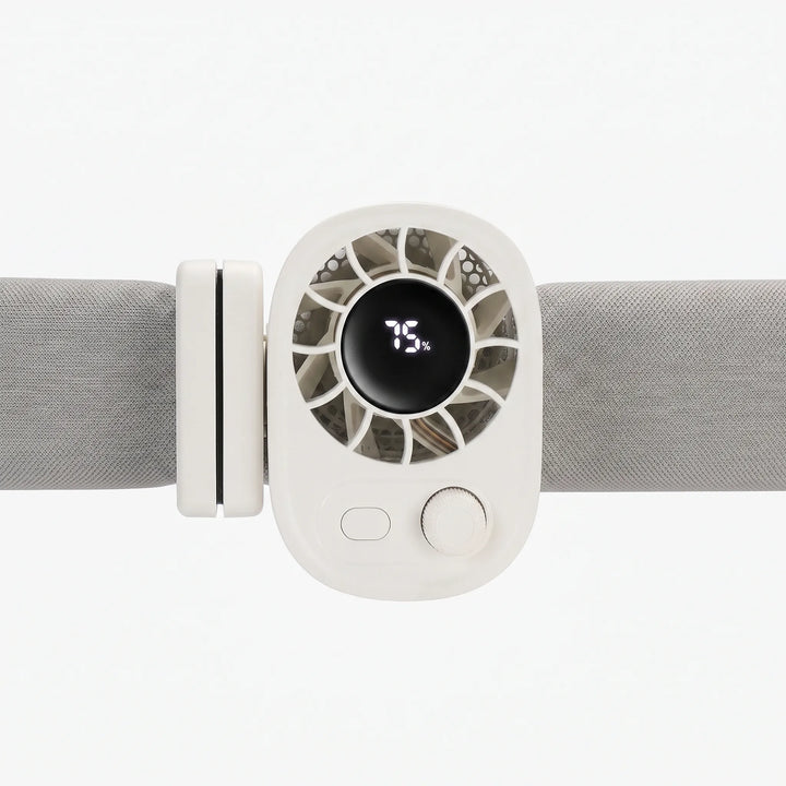 Tragbarer Klemmventilator Mit Display - Aeroclip