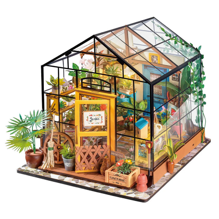 Miniatűr DIY Kiskert Ház Építőcsomag – BloomHaus