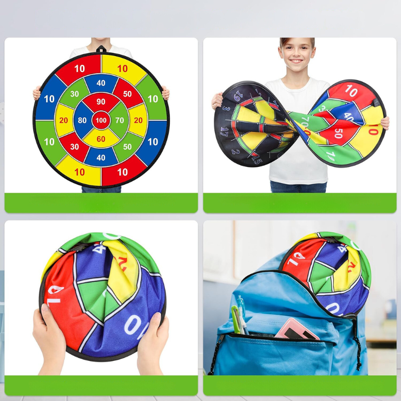 Nagy Dartcélpont Gyerekeknek Ragasztós Labdákkal és Dárdákkal - PlayTarget