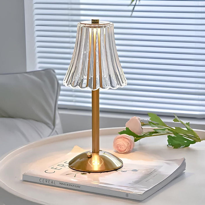Arany Kristály Asztali Lámpa - Aurora Luxe