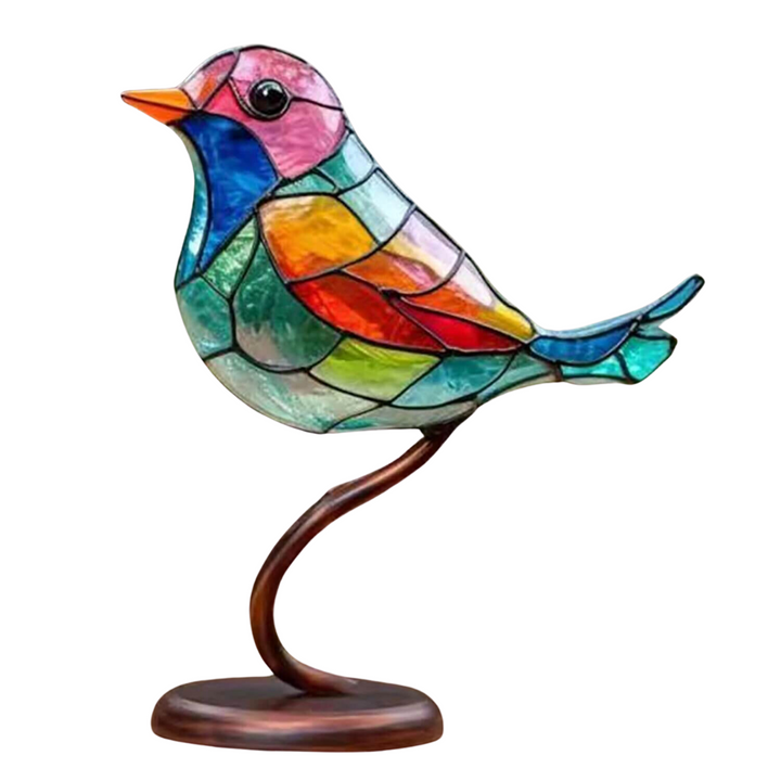 Színes Madarak Ágon Dekoratív Kép - ColorBirds