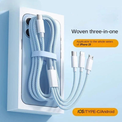 3 az 1-ben Gyors Töltő Kábel 100W – PowerLink (1+1 INGYEN)