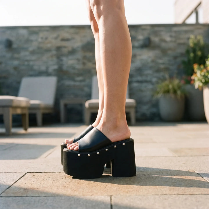 Vastag Sarkú Platform Szandál - Nicole