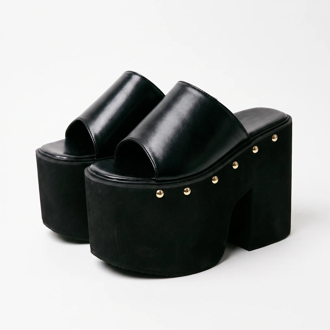 Vastag Sarkú Platform Szandál - Nicole