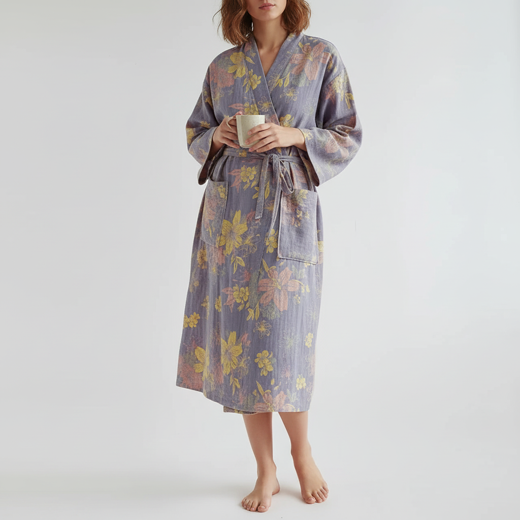 Vibrant Kimono Design - BlossomRobe