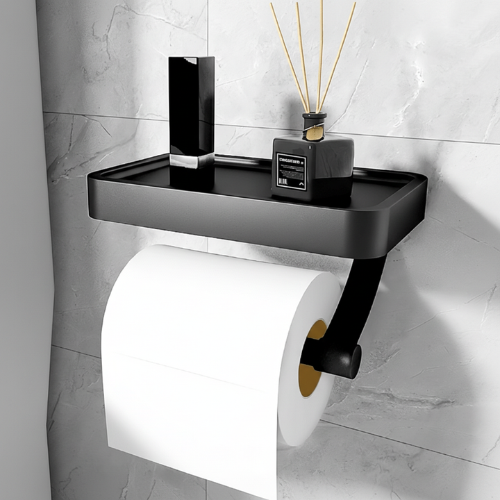 Wandmontierter Toilettenpapierhalter - AeroTray